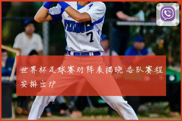 世界杯足球赛对阵表揭晓 各队赛程安排出炉