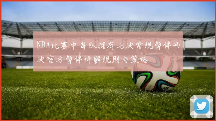 NBA比赛中每队拥有七次常规暂停两次官方暂停详解规则与策略
